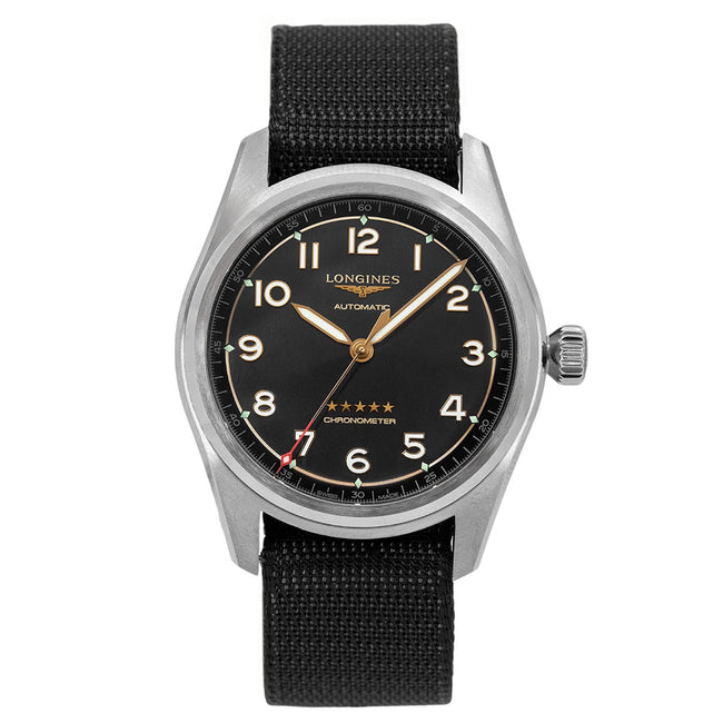 Longines Men's L3.811.1.53.2 Spirit Titanium Chronometer