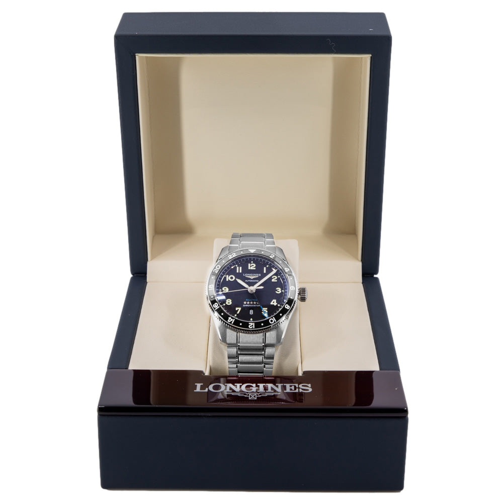 Longines Men's L3.812.4.53.6 Spirit Zulu Time 42mm Automatic