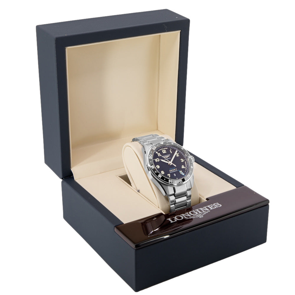 Longines Men's L3.812.4.53.6 Spirit Zulu Time 42mm Automatic