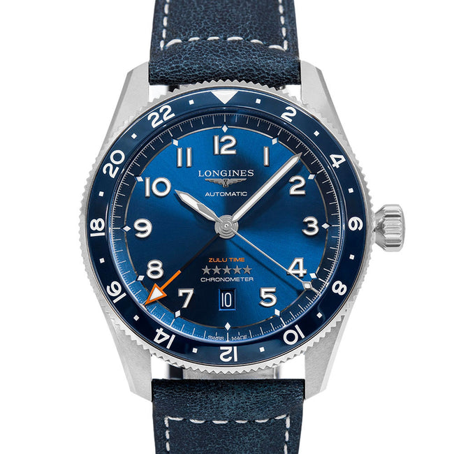 Longines Men's L3.812.4.93.2 Spirit Zulu Time Chronometer
