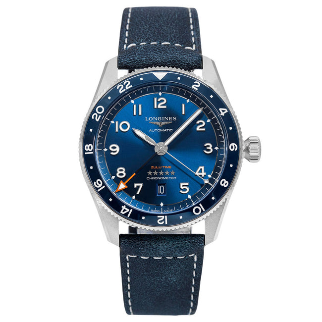 Longines Men's L3.812.4.93.2 Spirit Zulu Time Chronometer