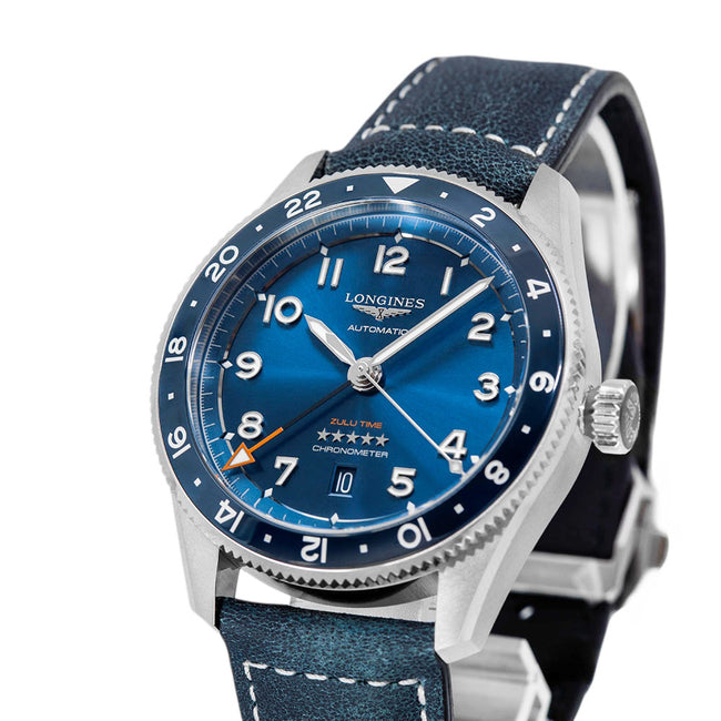 Longines Men's L3.812.4.93.2 Spirit Zulu Time Chronometer