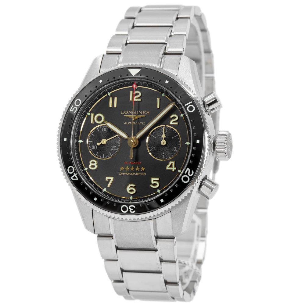 L38211536- Longines L3.821.1.53.6 Spirit Flyback Titanium Automatic