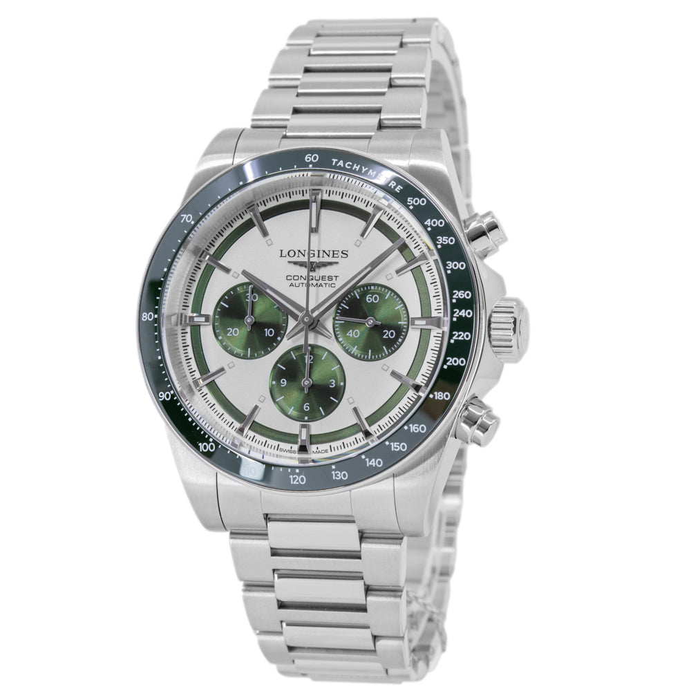 Longines Men's L3.835.4.02.6 Conquest 42mm Auto Chronograph