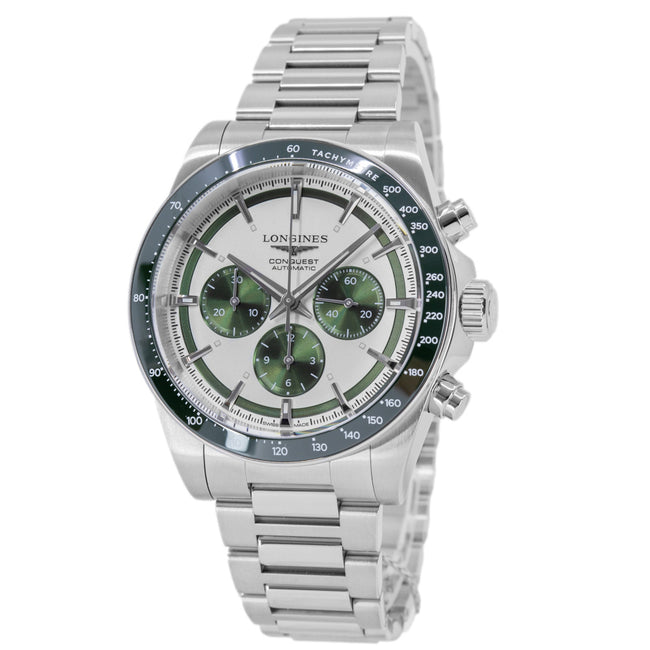 Longines Men's L3.835.4.02.6 Conquest 42mm Auto Chronograph
