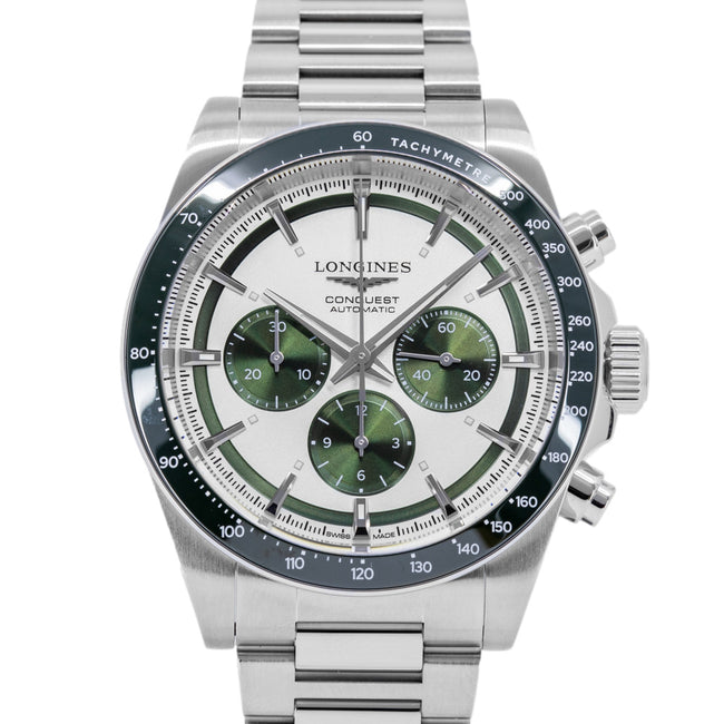 Longines Men's L3.835.4.02.6 Conquest 42mm Auto Chronograph