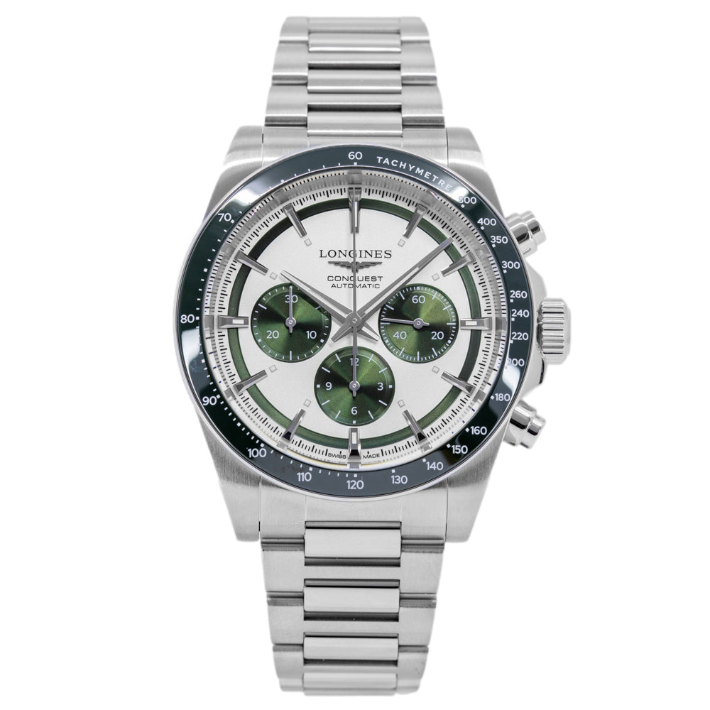 Longines Men's L3.835.4.02.6 Conquest 42mm Auto Chronograph