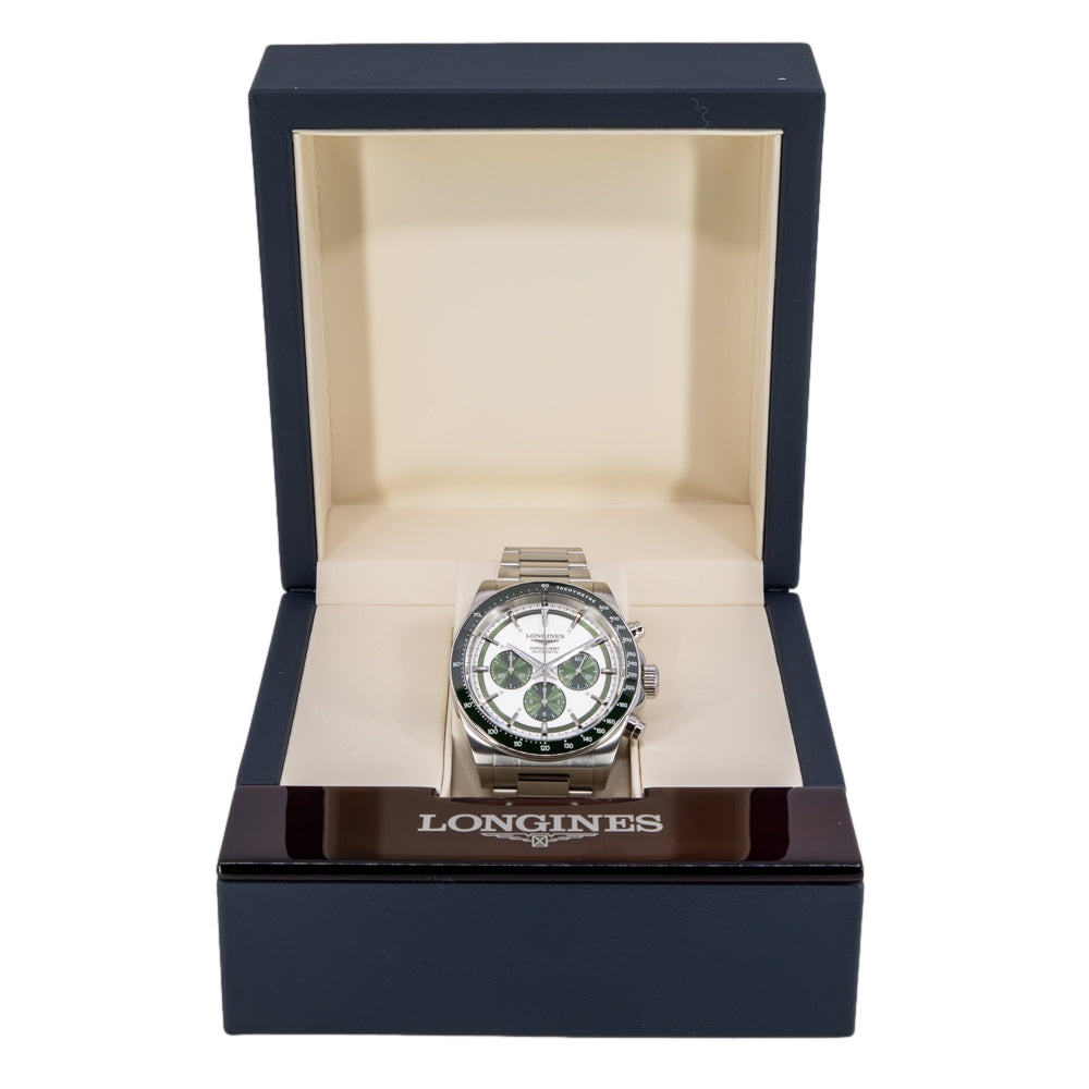 Longines Men's L3.835.4.02.6 Conquest 42mm Auto Chronograph