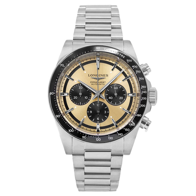 Longines Men's L3.835.4.32.6 Conquest 42mm Auto Chronograph