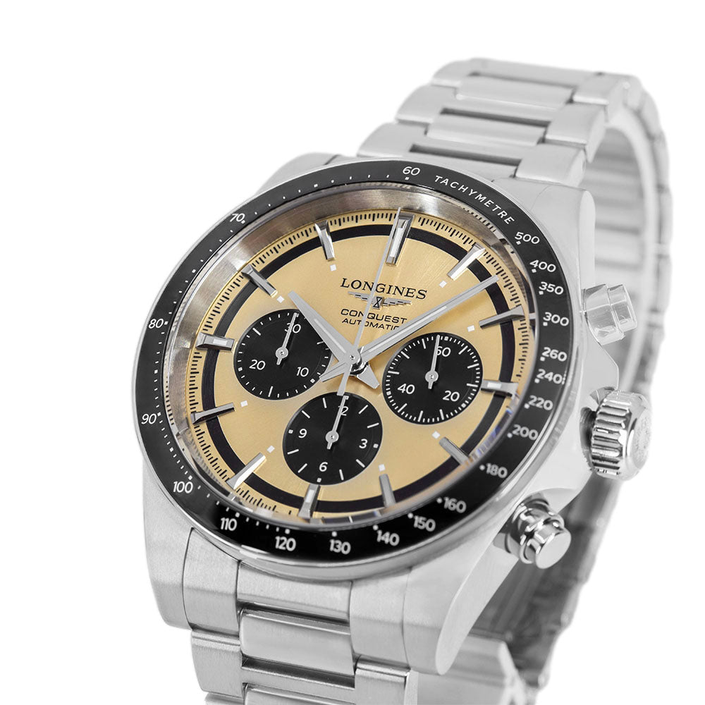 Longines Men's L3.835.4.32.6 Conquest 42mm Auto Chronograph