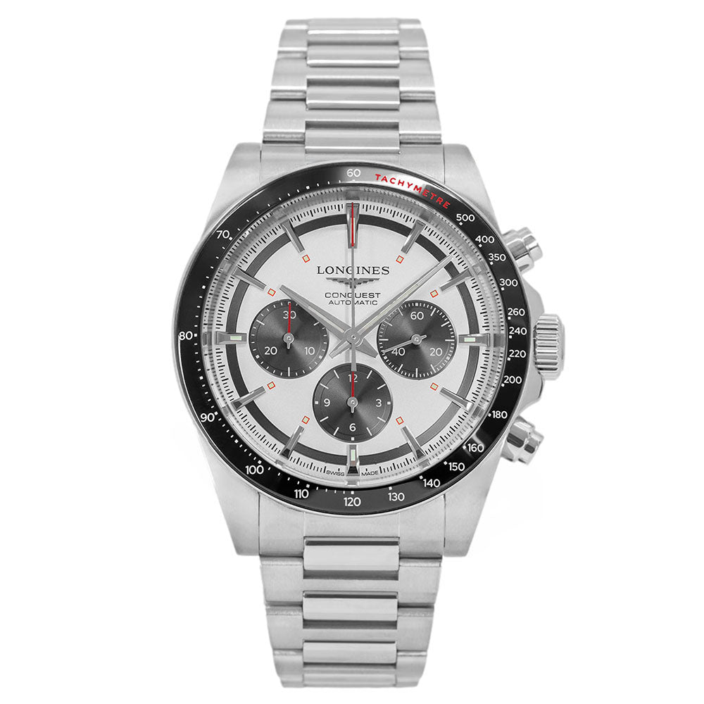 Longines Men's L3.835.4.72.6 Conquest 42mm Auto Chronograph