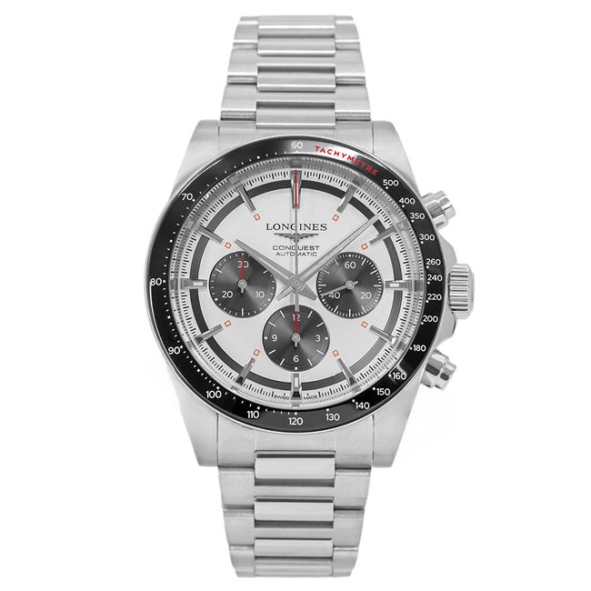 Longines Men's L3.835.4.72.6 Conquest 42mm Auto Chronograph