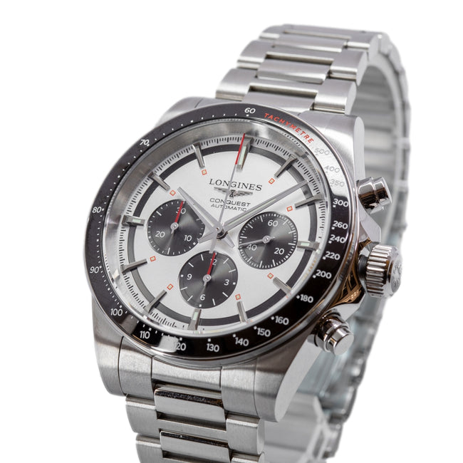 Longines Men's L3.835.4.72.6 Conquest 42mm Auto Chronograph