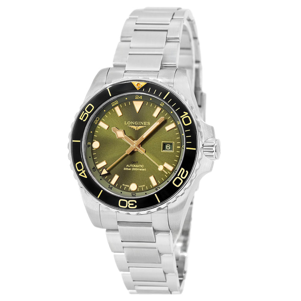 Longines Men's L3.890.4.06.6 HydroConquest GMT Automatic