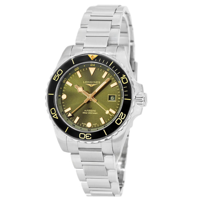 Longines Men's L3.890.4.06.6 HydroConquest GMT Automatic