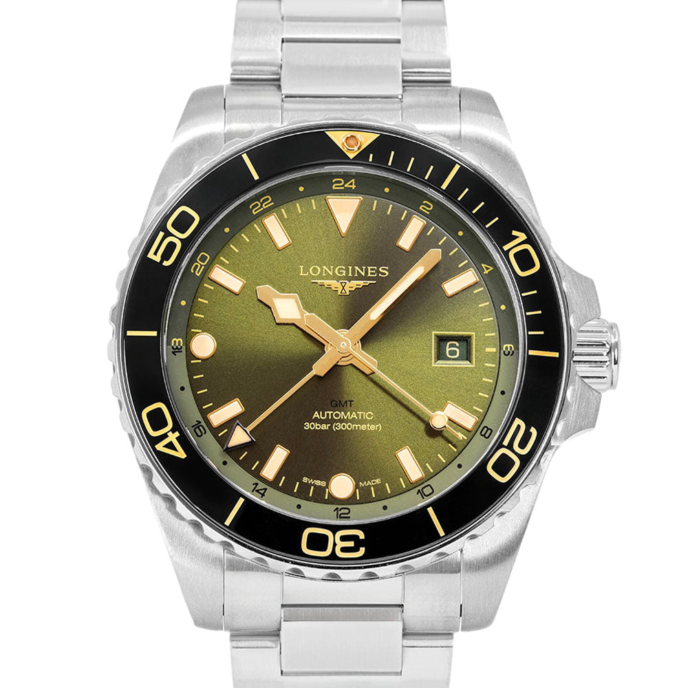 Longines Men's L3.890.4.06.6 HydroConquest GMT Automatic