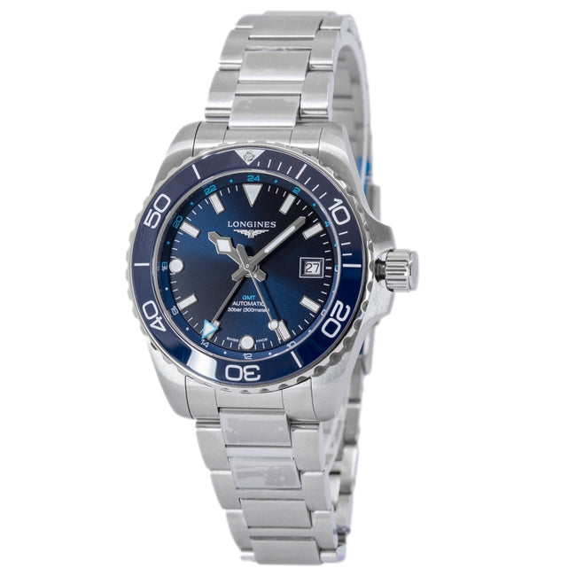 Longines Men's L3.890.4.96.6 HydroConquest Automatic GMT
