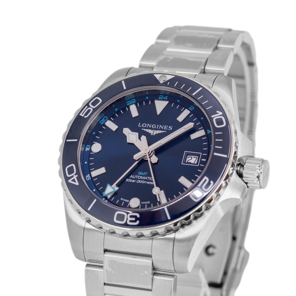 Longines Men's L3.890.4.96.6 HydroConquest Automatic GMT