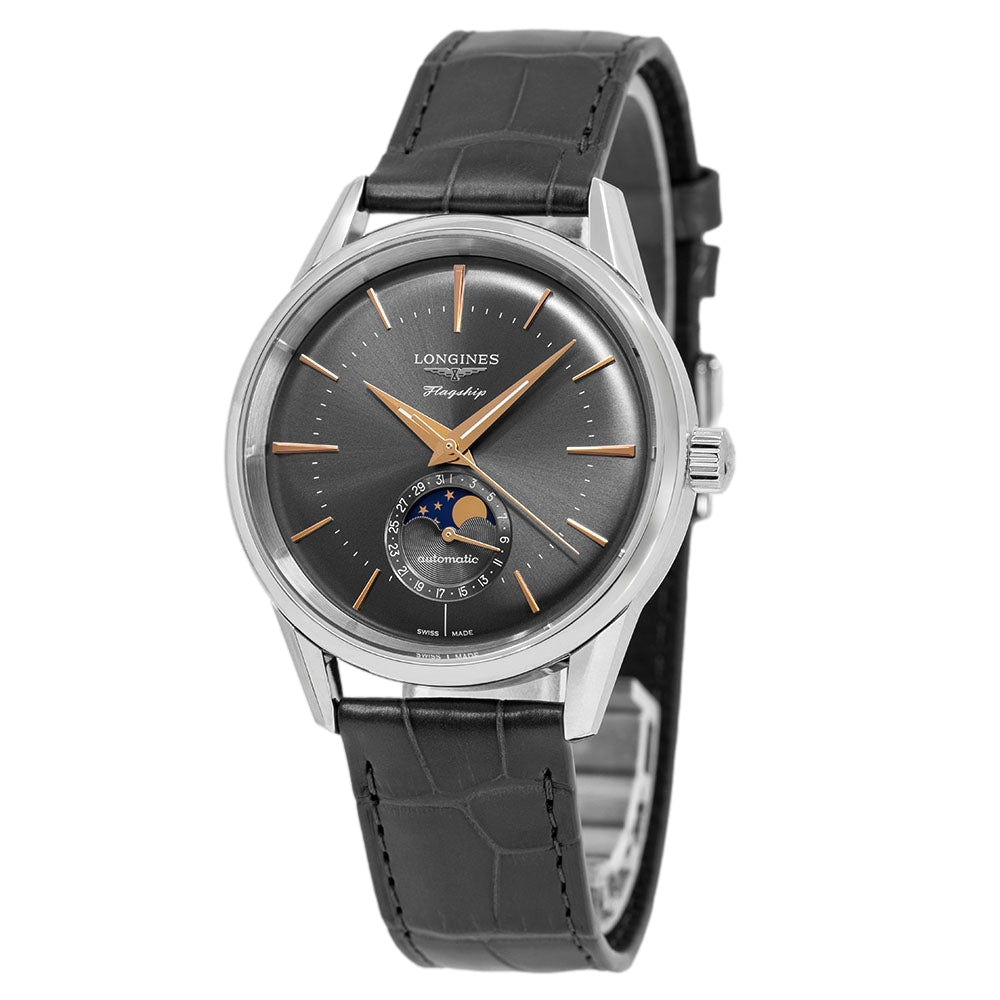 Longines Men's watch/Unisex L4.815.4.52.2 Flagship Heritage Moonphase Auto