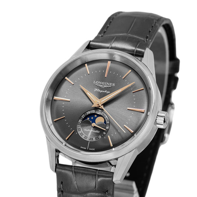 Longines Men's watch/Unisex L4.815.4.52.2 Flagship Heritage Moonphase Auto