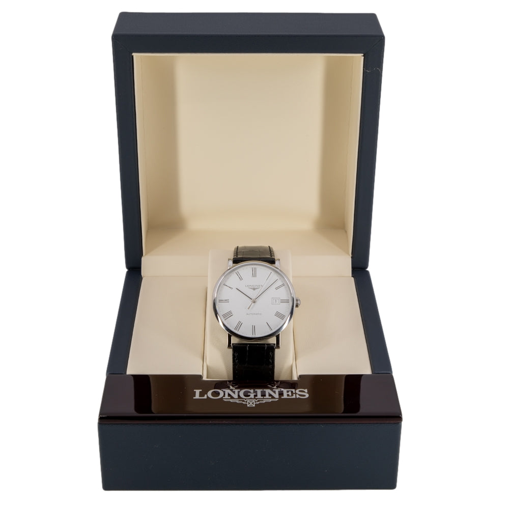 Longines Men's L4.910.4.11.2 Elegant 39mm Automatic