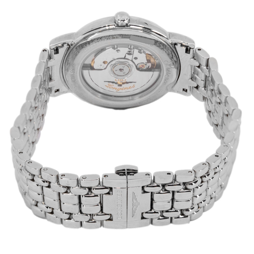 Longines Men's L4.921.4.12.6 Presence White Dial Automatic