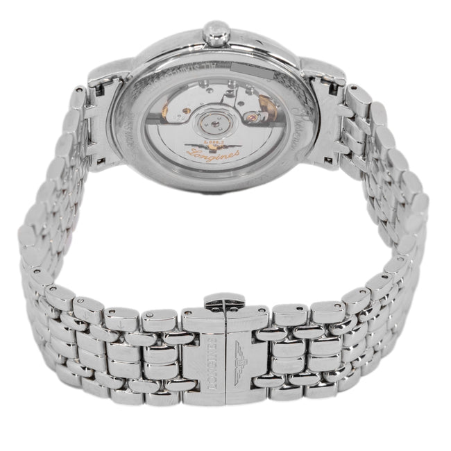 Longines Men's L4.921.4.12.6 Presence White Dial Automatic