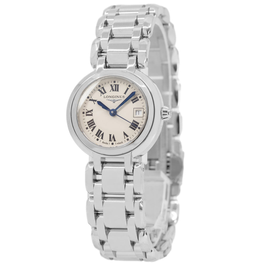 L81104716-Longines Women's L8.110.4.71.6 PrimaLuna Silver Dial Watch