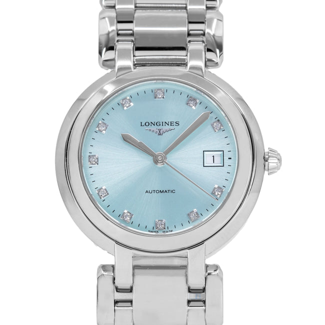Longines Women's L8.113.4.90.6 Primaluna Blue Dial 30mm Auto