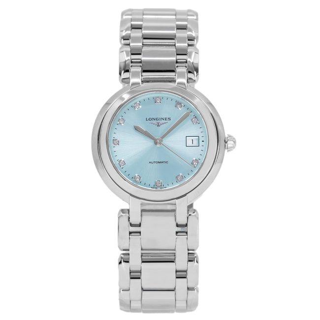 Longines Women's L8.113.4.90.6 Primaluna Blue Dial 30mm Auto