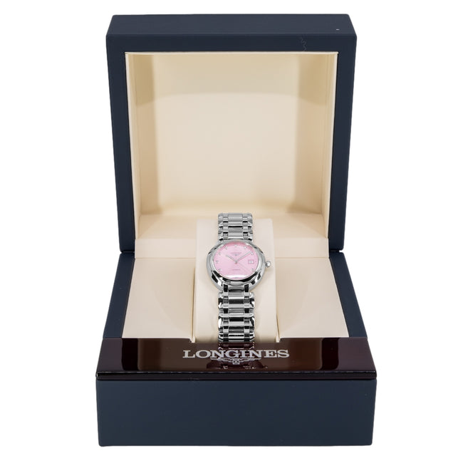 Longines Women's L8.113.4.99.6 Primaluna 30mm Pink Dial Auto