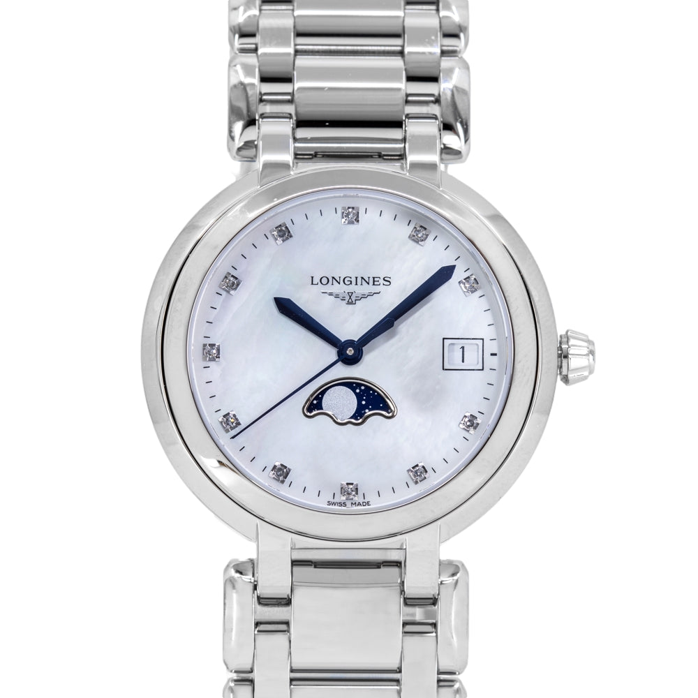 Longines Women's L8.116.4.87.6 Primaluna Moonphase Quartz