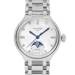 Longines Women's L8.126.4.87.6 Primlauna 34mm Auto Moonphase