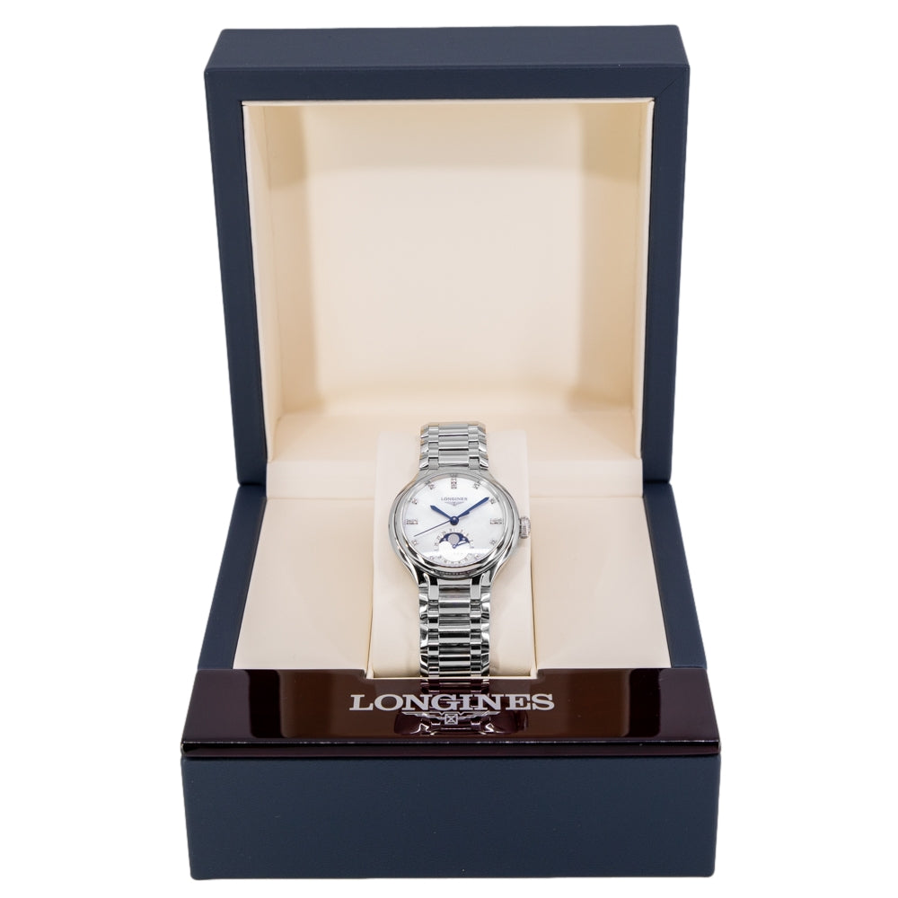 Longines Women's L8.126.4.87.6 Primlauna 34mm Auto Moonphase