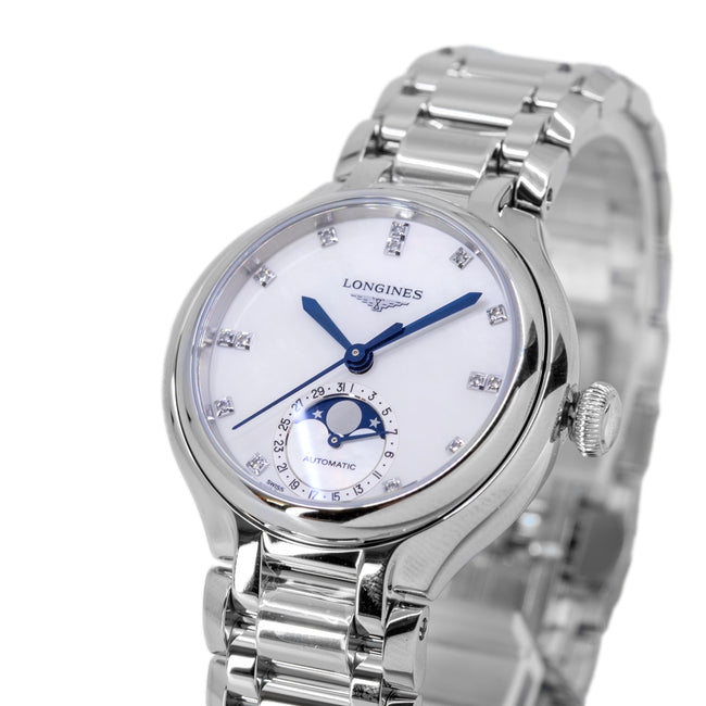 Longines Women's L8.126.4.87.6 Primlauna 34mm Auto Moonphase