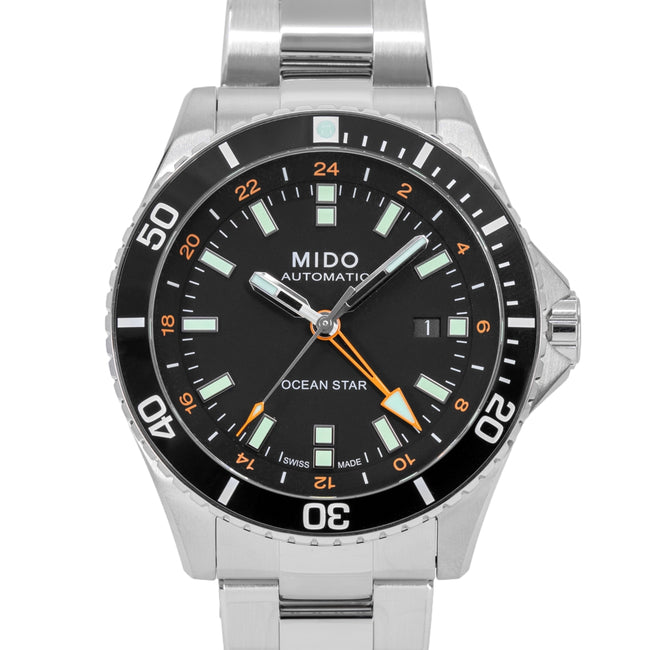 Mido Herrenuhr M026.629.11.051.01 OceanStar GTM Schwarzes Zifferblatt