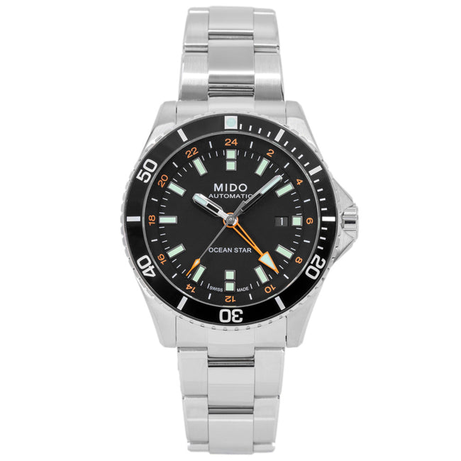 Mido Herrenuhr M026.629.11.051.01 OceanStar GTM Schwarzes Zifferblatt