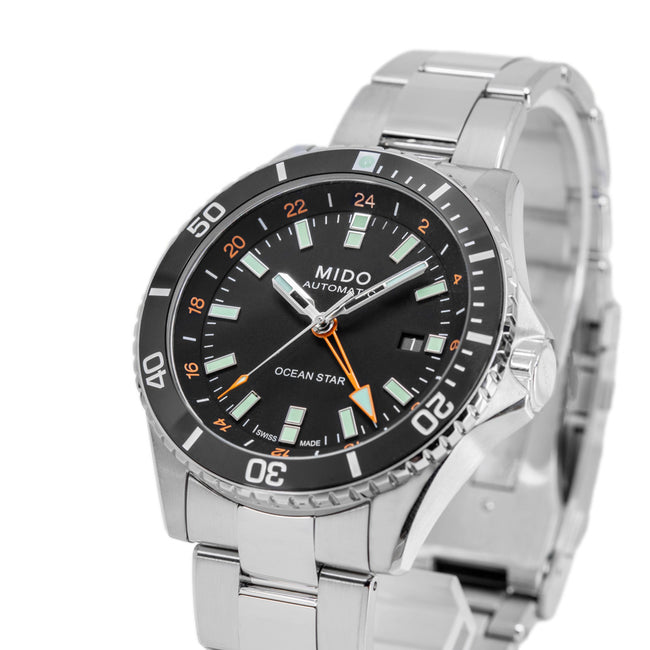 Mido Herrenuhr M026.629.11.051.01 OceanStar GTM Schwarzes Zifferblatt