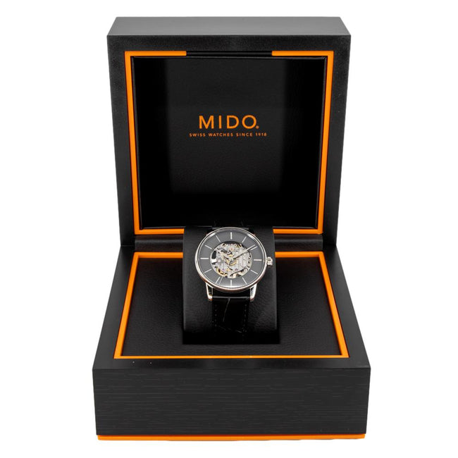 Mido Men's M037.436.16.061.00 Baroncelli Sekeleton Dial Auto