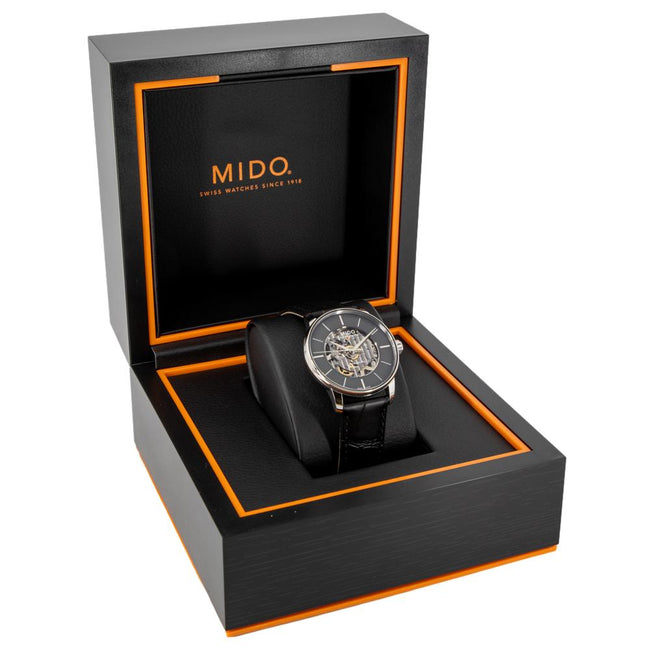 Mido Men's M037.436.16.061.00 Baroncelli Sekeleton Dial Auto