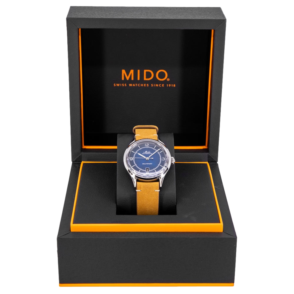 Mido Men's M040.407.16.040.00 Multifort Patrimony 40mm Auto