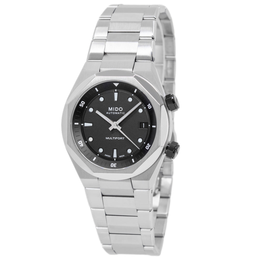 Mido Men's M047.507.11.051.00 Multifort 8 Two Crowns Auto