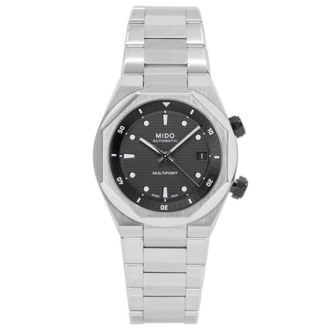 Mido Men's M047.507.11.051.00 Multifort 8 Two Crowns Auto
