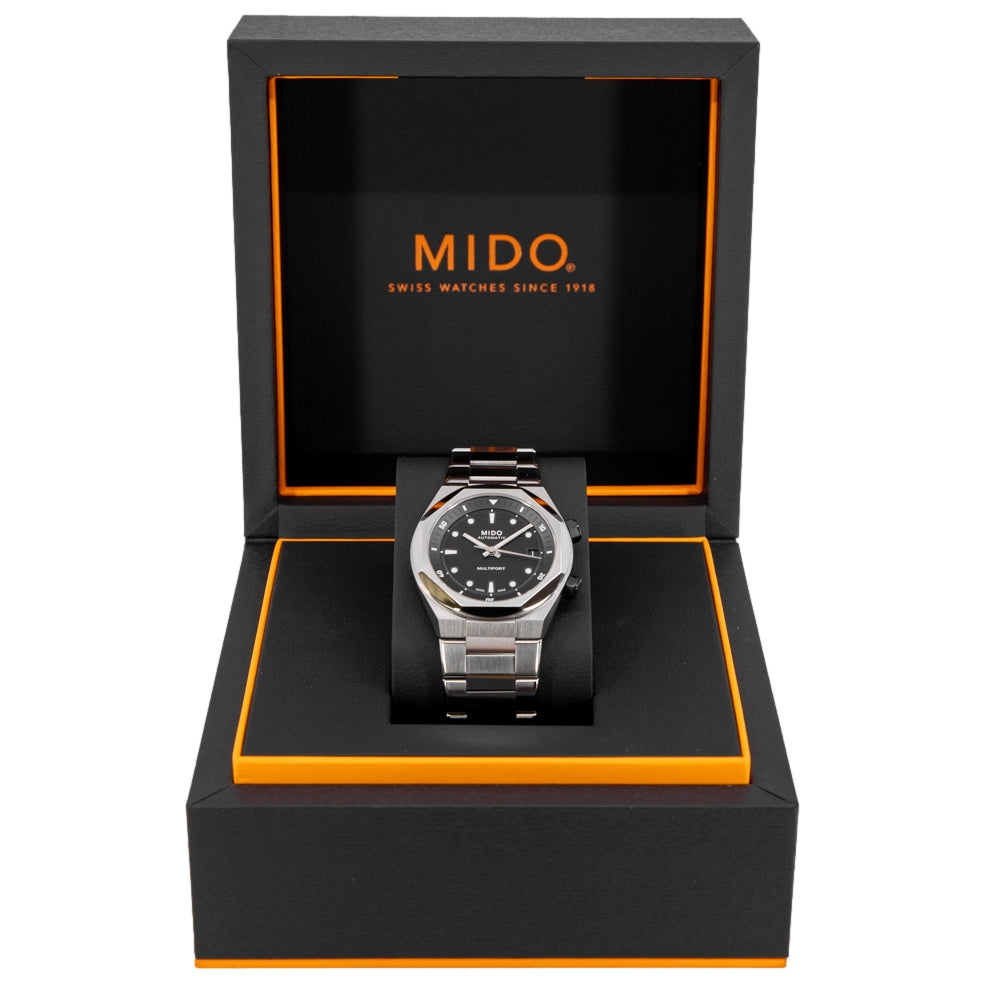 Mido Men's M047.507.11.051.00 Multifort 8 Two Crowns Auto