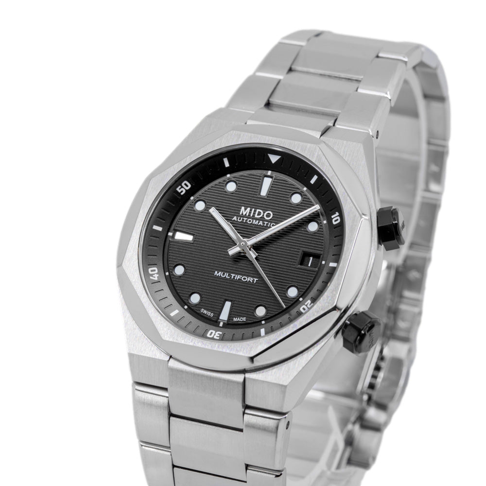 Mido Men's M047.507.11.051.00 Multifort 8 Two Crowns Auto