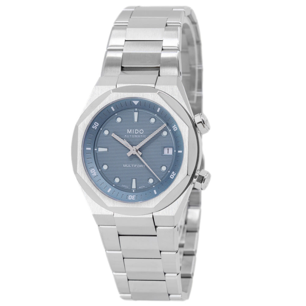 Mido Men's M047.507.11.081.00 Multifort 8 Two Crowns Auto
