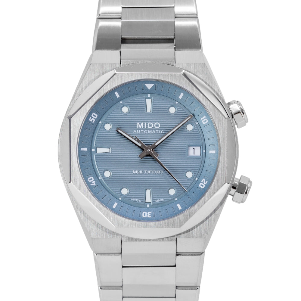 Mido Men's M047.507.11.081.00 Multifort 8 Two Crowns Auto