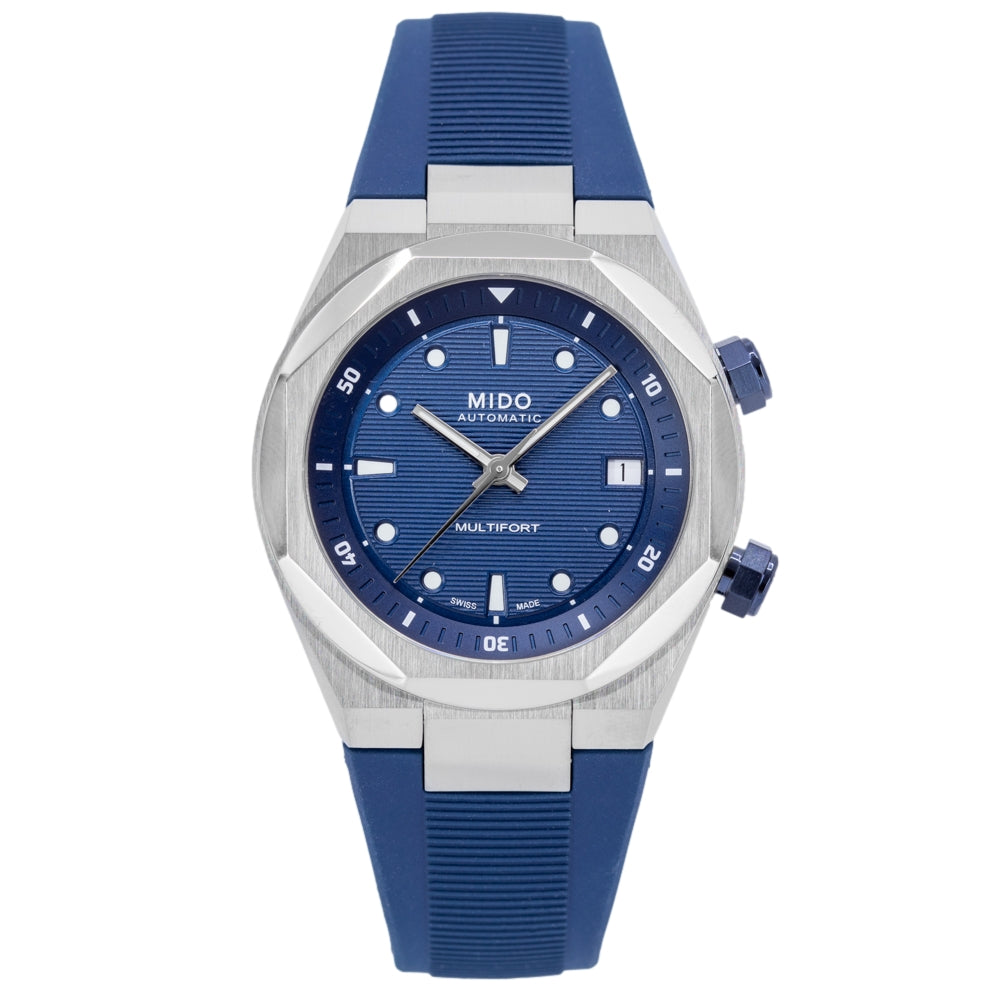 Mido Men's M047.507.17.041.00 Multifort 8 Two Crowns Auto