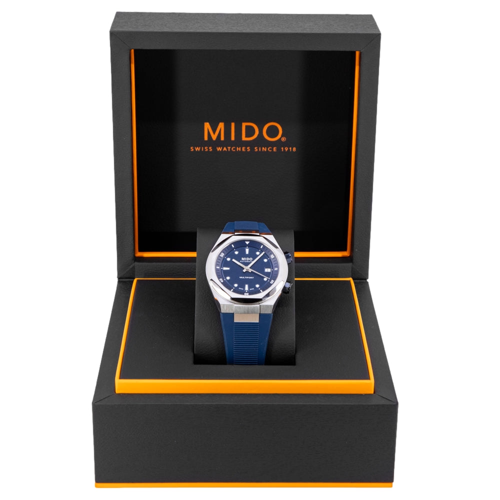 Mido Men's M047.507.17.041.00 Multifort 8 Two Crowns Auto