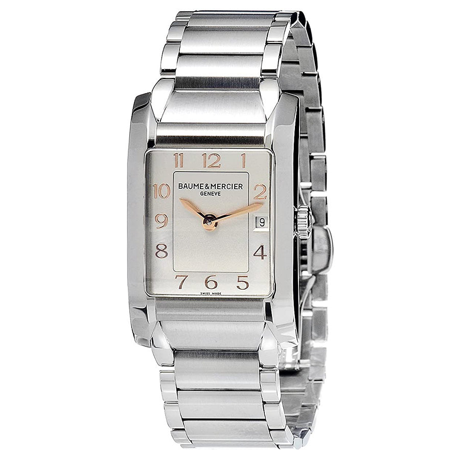 Baume&Mercier Ladies M0A10049 Hampton Silver Dial Watch